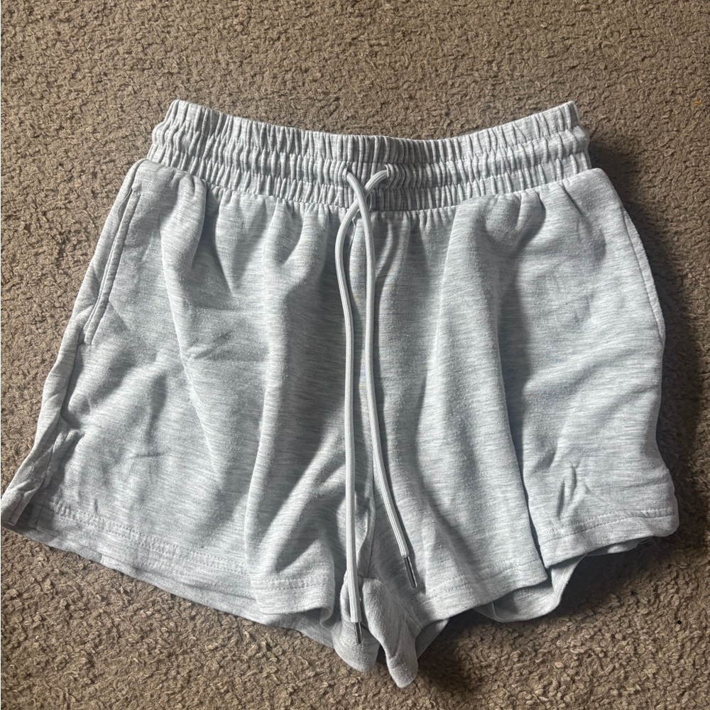 Women's Gray Casual Shorts